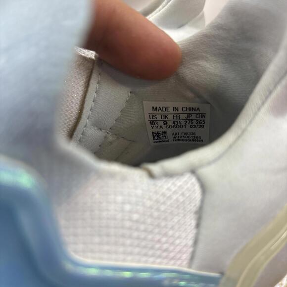 Adidas Ultraboost 20 FV8336 Running Shoes Women's Size 10.5 White Iridescent - Picture 7 of 14